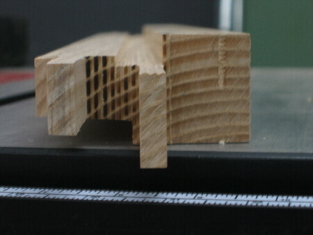 Close Up of the Tenons